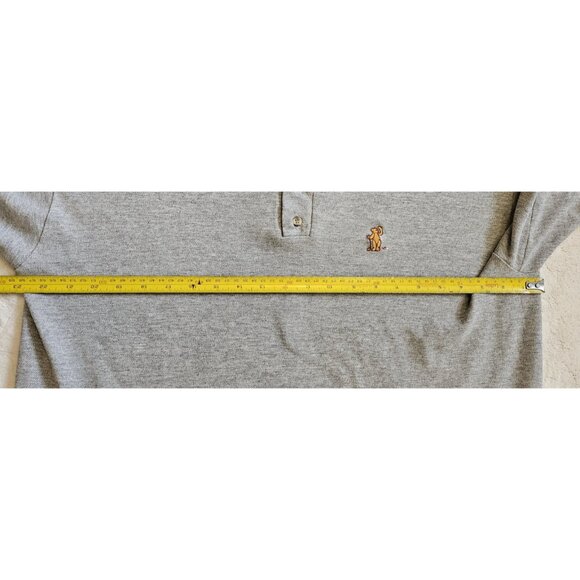 Vintage Anvil Polo Gray Size X-Large Single Stitch Made In Usa Golfing Bear Logo - Picture 6 of 10